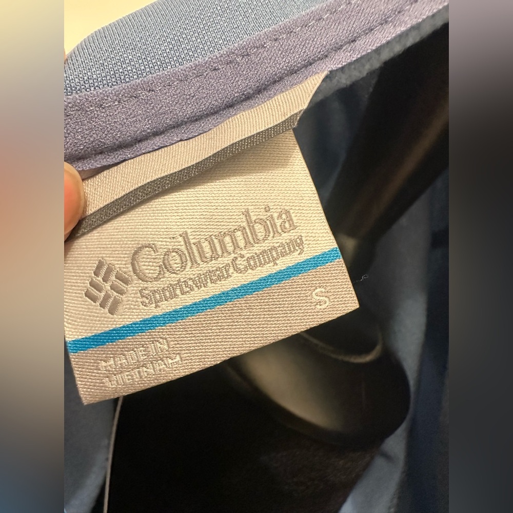 NWT Columbia Sunny Springs Half Zip Lightweight Blue Fleece Jacket, Size Small - Picture 8 of 8